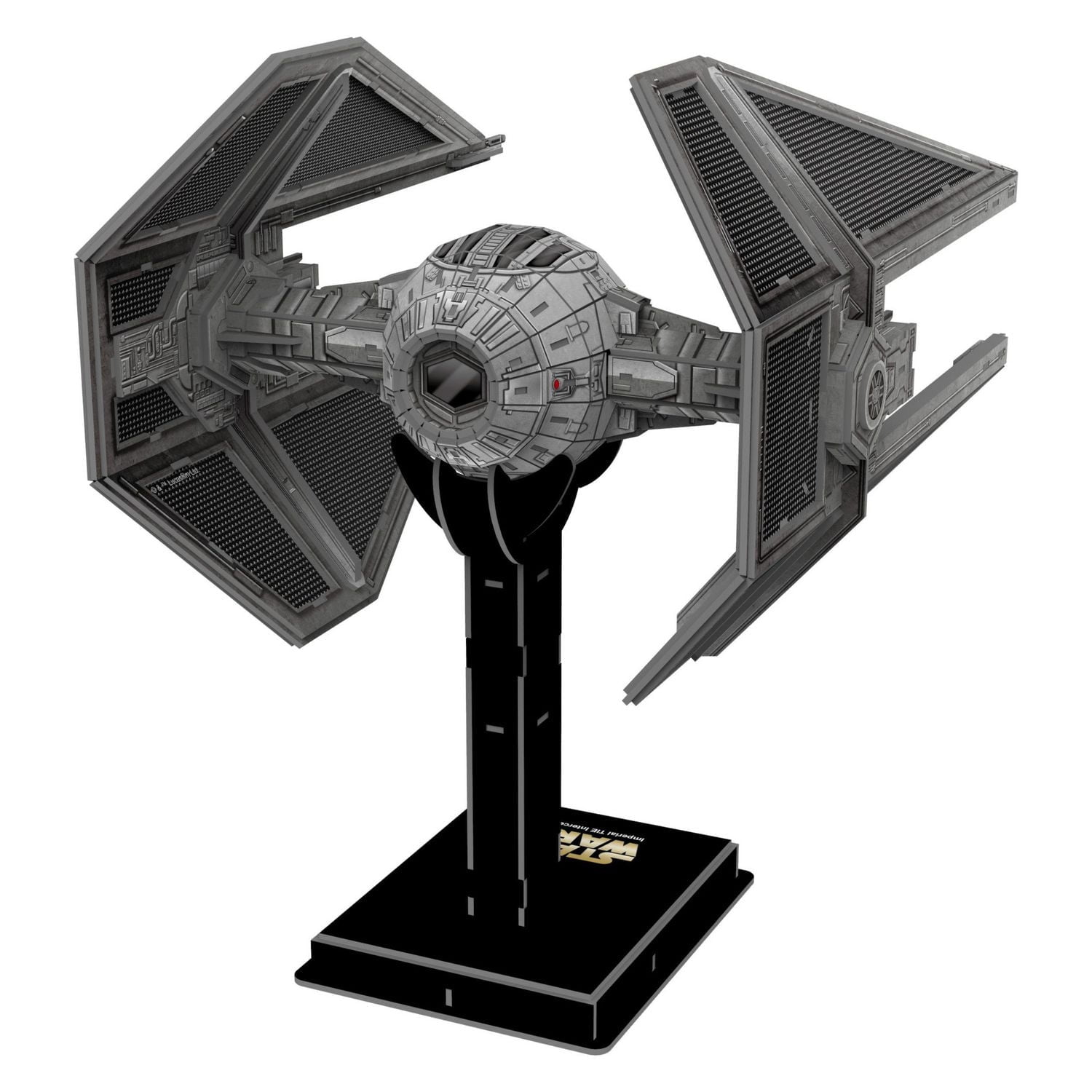 4D Build, Star Wars Imperial TIE Interceptor, Maquette 3D en papier, 129 pièces, pour adolescents et adultes, à partir de 10 ans