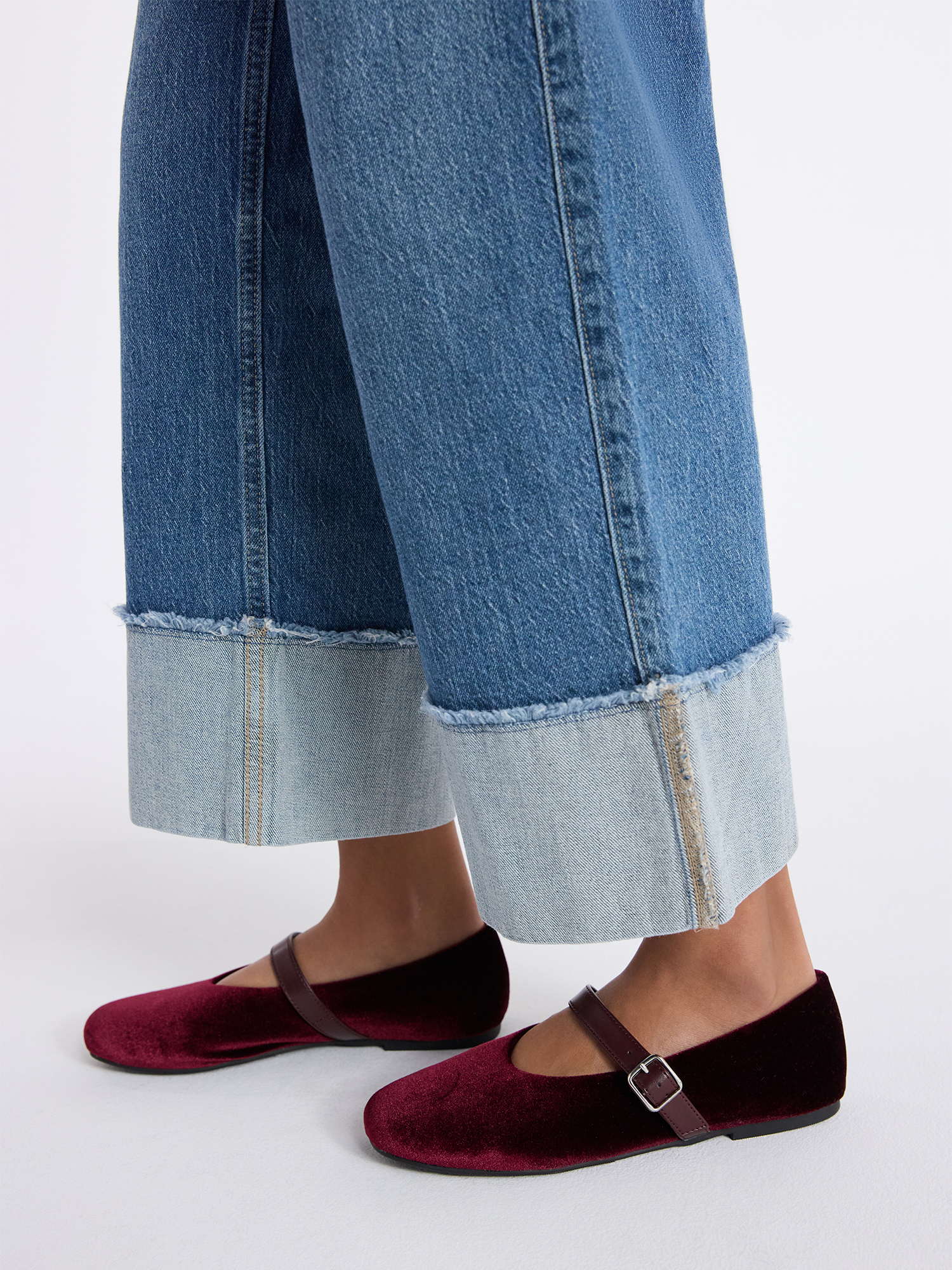 Weekend Academy Girls Cuffed Hem Jeans, Sizes 5-18