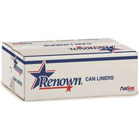 

Renown Can Liner 30X37 25Gl 8Mic Natural 25/Rl 20Rl/Cs
