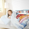 thumbnail image 4 of Homewish Japanese Ukiyo-E Queen Comforter Set,Japan Geisha Girl Bedding Sets,Pink Cherry Blossom Bedding Comforter Set For Kids,Microfiber Bedroom Decor Reversible,3 Pieces, 4 of 8