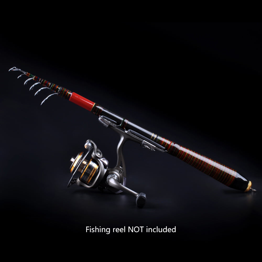2.1m Carbon Telescope Fishing Rod Travel Sea/River Spinning Pole-Smart Anglers 