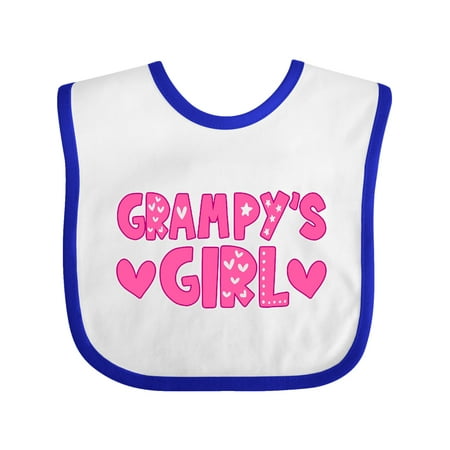 

Inktastic Grampy s Girl Granddaughter Gift Gift Baby Girl Bib