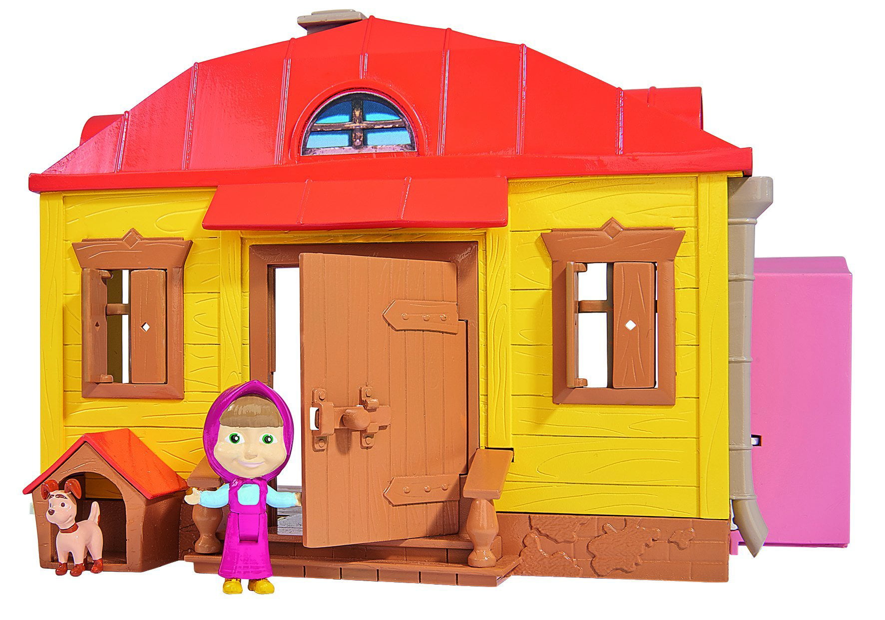 MASHA AND THE BEAR WINTER BEARS HOUSE MICHKA HUT WITH SNOWMAN TOY PLAYSET 