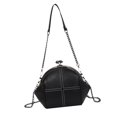 thumbnail image 4 of Bolso de Hombro con Cadena Yuyangstore Pequeño Tipo Cartera Negro, 4 of 8