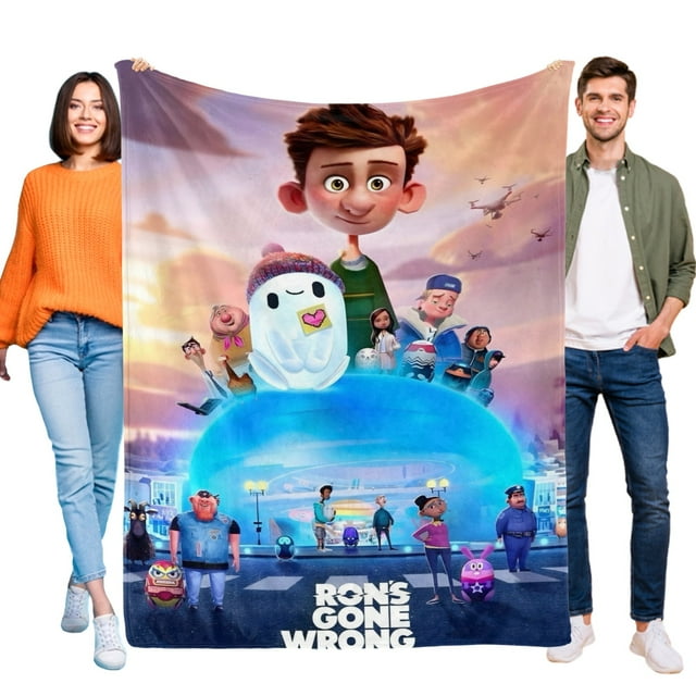 Ron daña todo / El Amigo Perfecto anti-pilling, suave, ligera, esponjosa y acogedora de lujo para hogar y cocina – Perfecta para niños y adultos,80X120cm