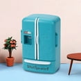 thumbnail image 5 of Blue Miniature Simulation Refrigerator Toy - Dollhouse Kitchen DIY Scene Decoration, Realistic Micro Food Play Appliance, Fun Mini Fridge for Imaginative Dollhouse Scene Play, 5 of 6