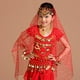 thumbnail image 4 of Disfraz de danza del vientre para niñas rojo Sunnimix  Traje de danza del vientre, 4 of 8