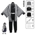thumbnail image 2 of Demon Slayer Kimetsu No Yaiba Tanjirou Kamado Cosplay disfraz kimono Halloween Anime uniforme conjunto para niños adultos alta calidad Ltx, 2 of 3