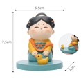thumbnail image 1 of pitrice Girl Statue Phone Holder Car Desktop Smartphone Lazy Stand Statue Display A, 1 of 9