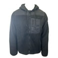 thumbnail image 2 of Jack &amp; Jones Men's Black Jacket Authentic Sherpa Teddy Fleece (S01), 2 of 12