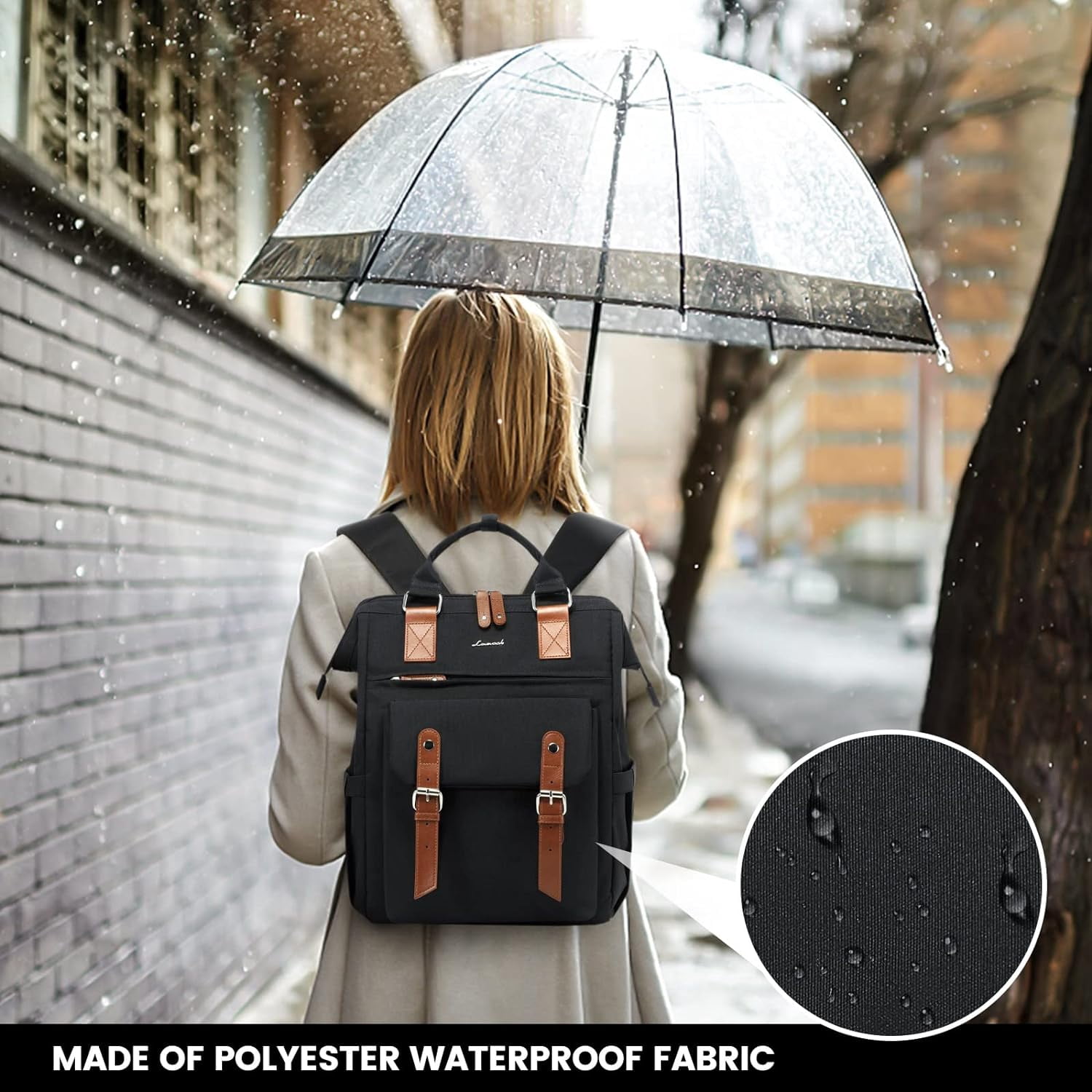 Lovevook Laptop Backpack for Women 15.6",Cute Work Travel Commuter Daypack,Nurse Doctor Teacher Backpack Purses College Computer Bookbag
