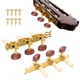 thumbnail image 4 of Clavijas de Ajuste de Guitarra, Instrumento de Música Agata Color Cabeza de Sintonización Pegs A3 Placa de acero 2 PCS para Guitarra Clásica, 4 of 7