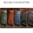 thumbnail image 2 of Men Large Capacity Genuine Leather Bifold Wallet RFID Blocking Vintage Credit Card Holder, 2 of 8