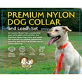 thumbnail image 4 of Country Brook Petz® Premium Nylon Dog Collar and Leash - Copper Gold, Small, 4 of 7