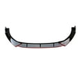 thumbnail image 3 of 3PCS Set Front Bumper Lip For KIA K5 GT, GT-Line, EX, LX 2020-2024 All Models, Bumper Front Spoiler Air Dam Chin Front Splitter Lip Lower Protector, Gloss Black with Red Trim, 3 of 5