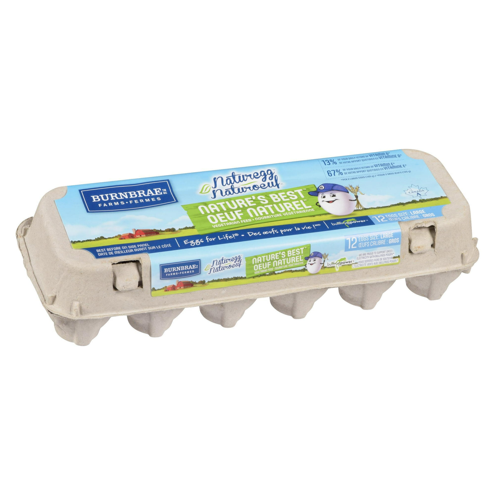 Naturoeuf Oeuf Naturel Gros Blanc 12 oeufs/carton