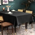 thumbnail image 3 of BALCONY & FALCON Rectangular Water Resistant Tablecloth 55 x 95 Black for Easter Spring Gardening Outdoor Dining, 3 of 6