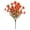 A002- B, variant on Artificial Fall Flowers, Uv Resistant Orange Artificial Flowers for Halloween Outdoor Porch Yard Decor, 14 Inch Fall Faux Flowers for Holiday Seasonal Arrangement