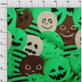 thumbnail image 3 of oneOone Cotton Flex Sea Green Fabric Halloween Fabric For Sewing Printed Craft Fabric By The Yard 40 Inch Wide, 3 of 4