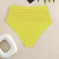 thumbnail image 3 of Hkoxplj Women's High Waisted Ruched Tummy Control Bikini Bottoms Retro Full Coverage Swim Bottom Bathing Suit Shorts Quick Dry Stretchy Vintage Swimsuit Bottoms for Beach Pool Solid Colors, 3 of 6