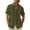 Army Green, variant on Men's Casual Guayabera Cuban Shirt Outdoor Casual Short Sleeve Printed Clothing Sports Fashion Streetwear Designer