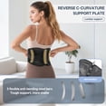 thumbnail image 5 of Neidga Cordless Heated Back Massager with 3 Vibration & 3 Heat, Adjustable Lumbar Support Belt with Herbal Pocket, Rechargeable for Men Women, 5 of 12