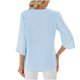 thumbnail image 4 of Fiudx Ofertas Flash Artículos En Oferta Tops con Estampado de Moda para Mujer, Blusa de Manga Corta, Camisetas Divertidas con Cuello Redondo, 4 of 4