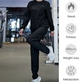 thumbnail image 4 of Traje de Sauna para Fitness, Tops para pérdida de peso para mujer, traje de pantalones, chándal de entrenamiento para gimnasio, trajes de sudor, 4 of 8