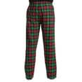 thumbnail image 3 of #followme Pajama Pants for Men 45915-10805-XXXL-SIOC (Red Green Plaid 100% Cotton Flannel, Small), 3 of 3