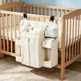 thumbnail image 3 of Nursery Storage Rack Suitable For Baby Crib Hanging Diaper Storage Rack Suitable For Babies Multifunctional Washable Diaper Hanging Bag, 3 of 6