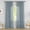 Stone Blue, variant on Burlap Linen 144 Inch Length Curtains for Tall Floor Ceiling Villa Living Room- Tan Beige Back Tab Hooks Pleated Easy Open Sliding Semi Sheer 12 Foot Extra Long 2 Story Window Curtain Panels