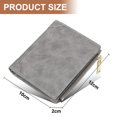 thumbnail image 2 of Cartera delgada plegable para hombre, billetera minimalista de gran capacidad con bolsillo frontal para hombre, fina y elegante, 2 of 6