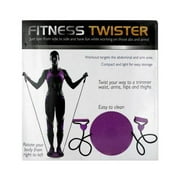 Kole Imports - Fitness Twister with Handles Trims Abs Waist Arms Gym Home - Pink One Size