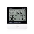 thumbnail image 1 of Amdohai Digital Thermo-Hygrometer Thermometer Hygrometer Indoor Room Temperature Humidity Gauge Meter Alarm Clock LCD Display, 1 of 8