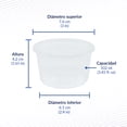 thumbnail image 3 of Vasos Desechables Transparentes Reyma Para Fiesta #4 1000pzs Reyma VP4A, 3 of 3