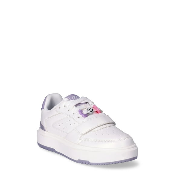 Justice Little Girl & Big Girl Beaded Low Court Sneaker
