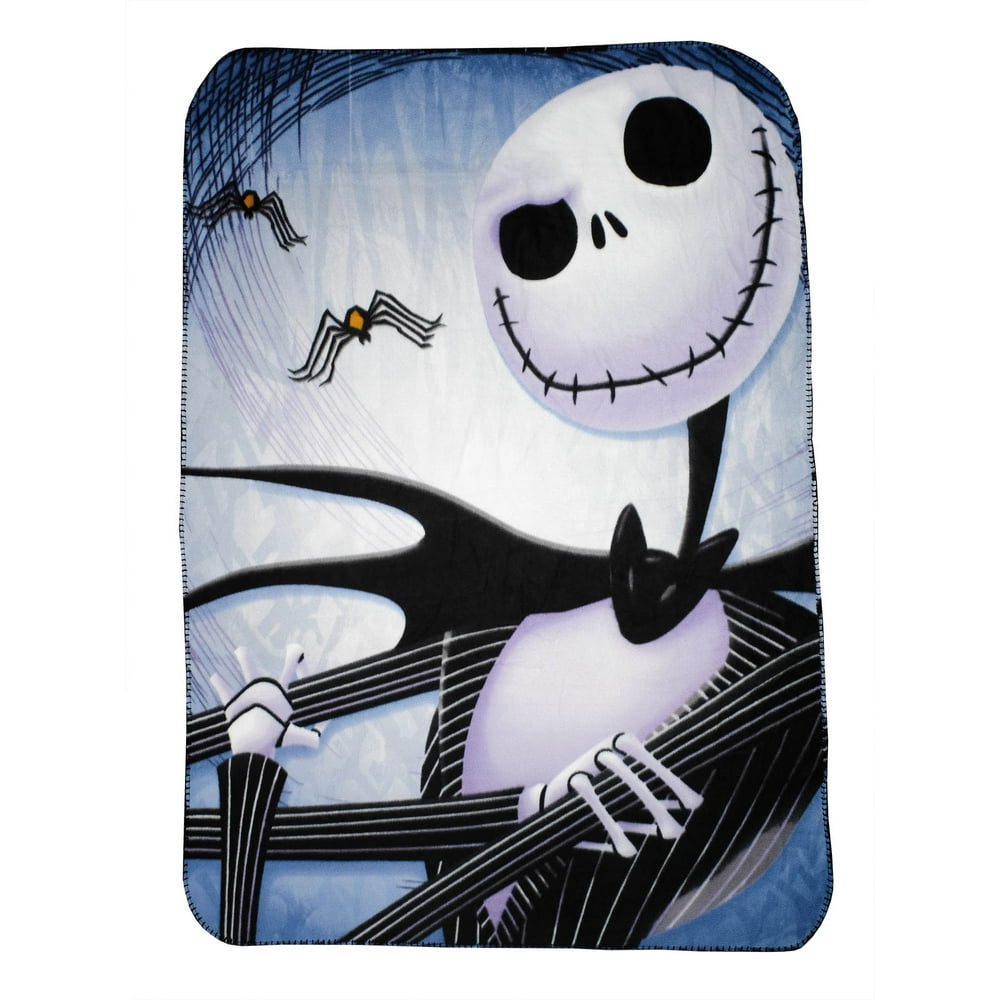 Disney Nightmare Before Christmas Kids Jack Skellington 45" x 60" Throw