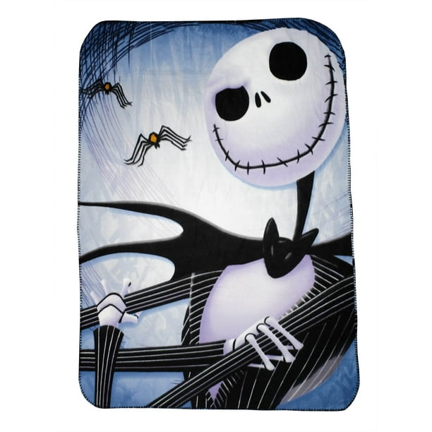 Disney Nightmare Before Christmas Kids Jack Skellington 45" x 60" Throw