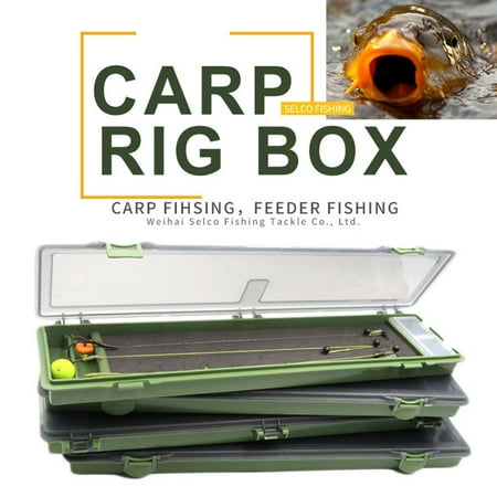 Portable Multifunctional Fishing Box with 15 Pins Storage Container Accessory - Fishing Tackle Box