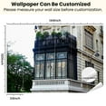 thumbnail image 2 of Peel and Stick Wallpaper Canvas balcony windows an absolutistic house paris france Modern Art Wall Mural Decor Self Adhesive and Removable 100in x 144in, 2 of 3