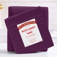 thumbnail image 4 of RIVERSIDE 2 Pack Luxury Bath Sheets 35×70 Soft Quick Dry Extra Large Cotton Towels 600 GSM Hotel Quality Spa - Purple, 4 of 8