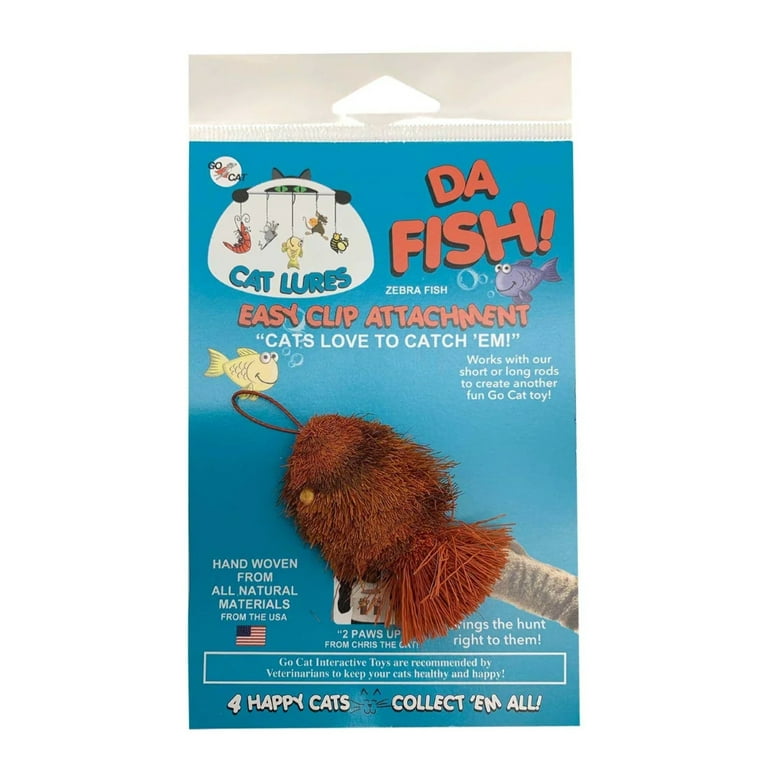 Go Cat Da Bird Cat Toy Refill Accessories, Da Goldfish