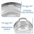 thumbnail image 5 of Myenne Basket For Cooking 18cm Stainless Steel Vegetable Basket With Handle For Pan Pot Pan Basket Insert Strainer And Rice Washer Silver, 5 of 10