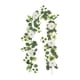 thumbnail image 2 of Guirnalda de rattan simulada | Enredadera verde artificial | Flor decorativa de plástico | Decoración para interiores y exteriores | Longitud 180 cm | Planta falsa realista | Decoración versátil, 2 of 7