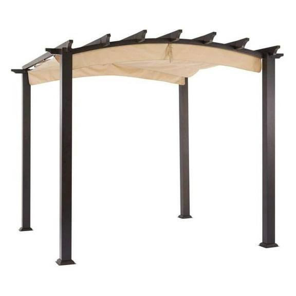 Replacement Canopy for The Hampton Bay Arched Pergola - Standard 350 - Beige