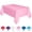 Pink, variant on Bxaolu Plastic Table Cloth Rectangle Table Protector 1 Pack, 6×4.5ft Tablecloth, Pink, Table Cloth for Disposable Use, Table Cover for Holiday Party, Gathering
