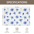 thumbnail image 3 of Placemat, Pioneer Flower Floral Print Pattern Place Mats Table Mat Set Of 2, PVC Washable Placemats for Party Kitchen Dining Decoration, 18x12 Inch, Fade Resistant, 3 of 6