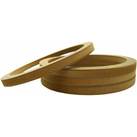 Pipeman's Installation Solution 2 Pair 12" MDF Speaker Ring RING-12R Speaker Mounting Spacer Rings 4 Pack