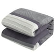 thumbnail image 2 of Nanshing Revlon 6-Piece Bedding Comforter Set, Purple, King, 2 of 6