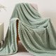 thumbnail image 1 of Manta de forro polar suave 70x100cm - manta gruesa y mullida para cama, sofá y siesta, diseño a rayas en beige, gris, verde, azul, caqui, rosa, 1 of 6